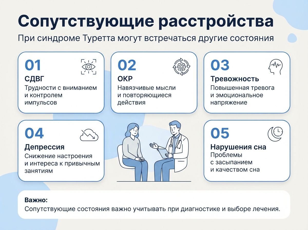 Лечение синдрома Туретта в Сочи инфографика